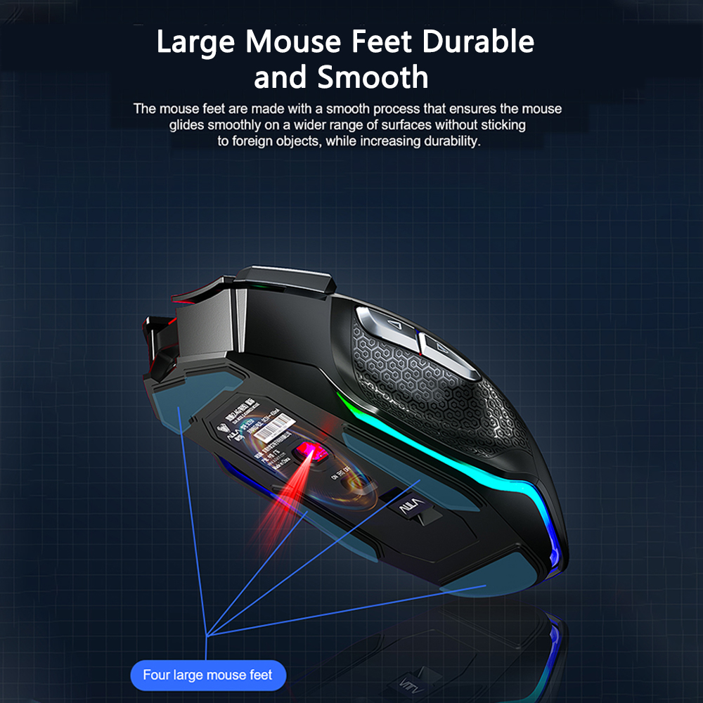 AULA SC550 Gaming Mouse 2.4G W - Esports Gaming Design recension och pris