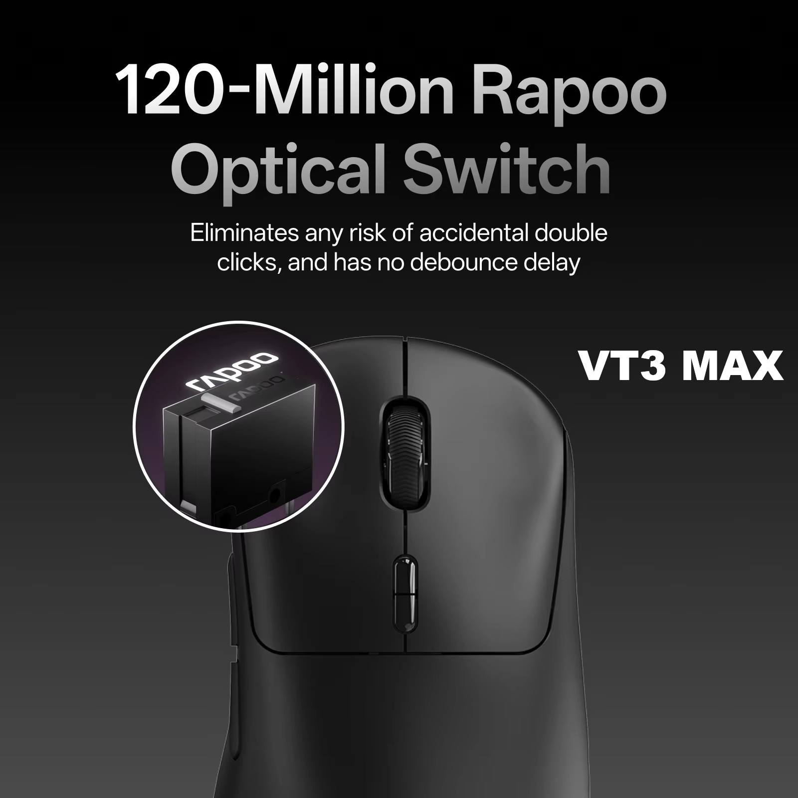Rapoo Wireless Gaming Mouse 8K - Esports Gaming Design recension och pris