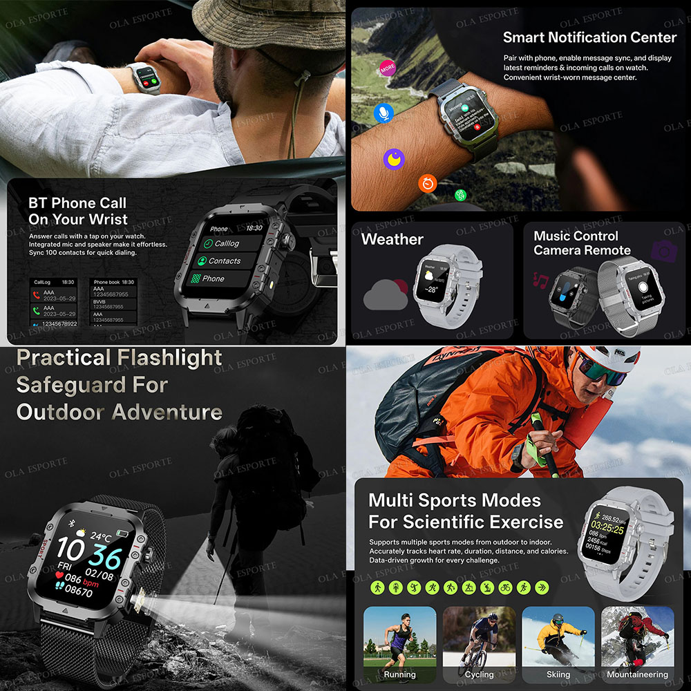 Military Outdoor Smart Watch M - Phase Esports & Gaming Festival recension och pris