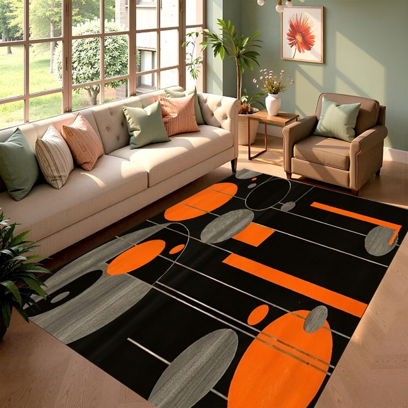 Gaming Room Black Orange Geome - Esports Gaming Hotel recension och pris