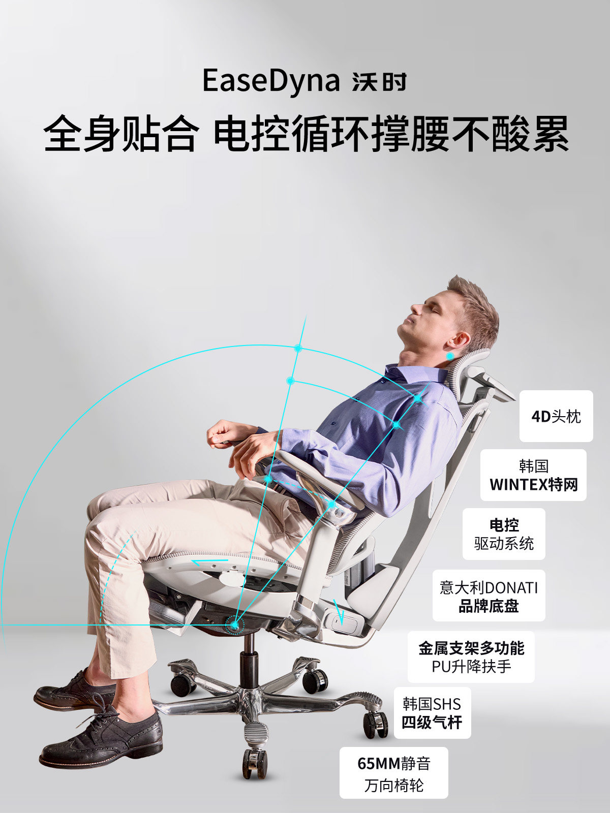 Ergonomic Office Chair with El - Esports Gaming Chair recension och pris